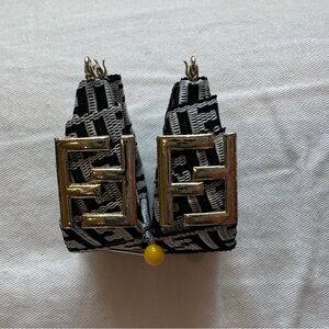 Brand New Black & Silver Statement Earrings